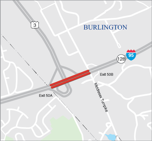 Burlington: Improvements at Interstate 95 (Route 128)/Route 3 Interchange 